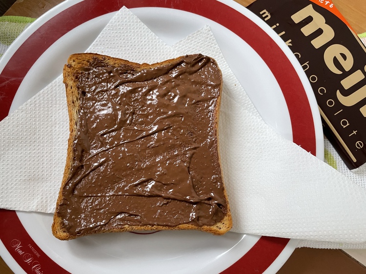 ピンク♡（退会者）さん・子供は、チョコトーストが好
