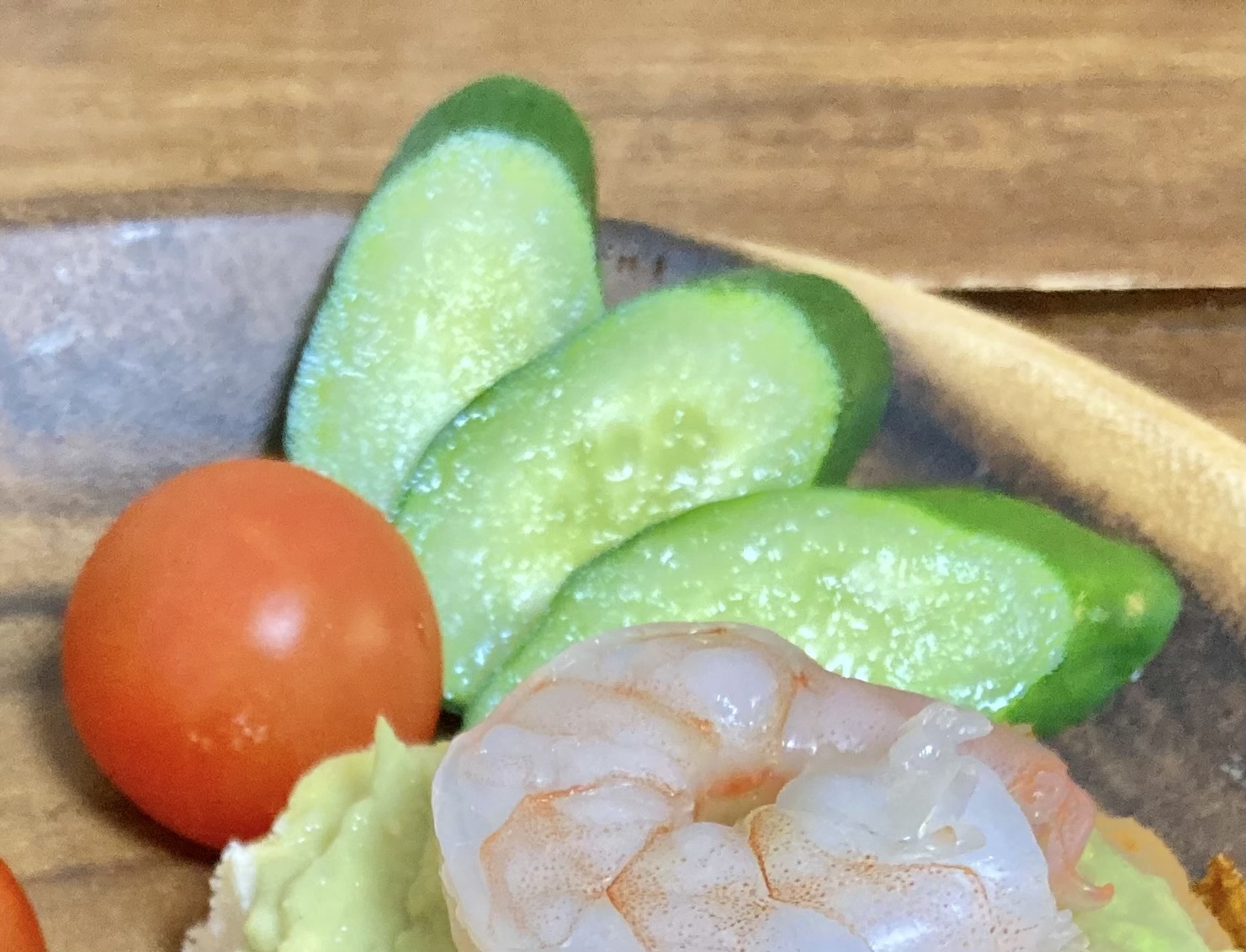 Mickey☆zeyoさん・エビ🦐アボカド🥑のオープンサンド